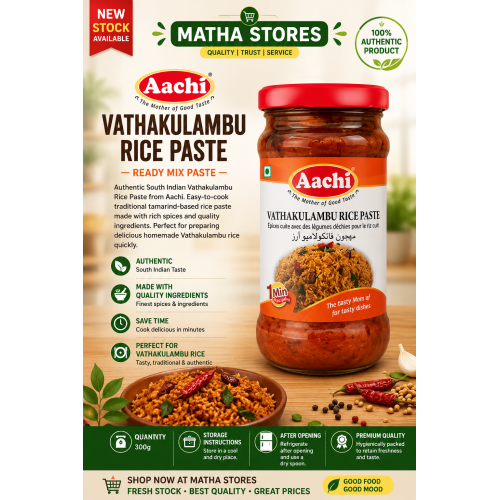 Aachi Vathakulambu Rice Paste – Ready Mix Paste 300g