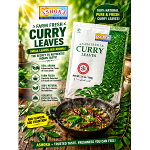 Ashoka Frozen Curry Leaves 100g | Fresh & Aromatic