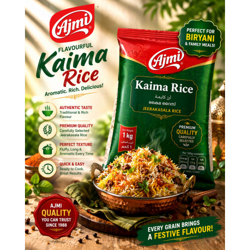 Ajmi Kaima Rice – 5 kg | Premium South Indian Rice