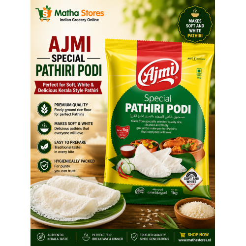 Ajmi Special Pathiri Podi – 1 kg | Premium Rice Flour for Pathiri