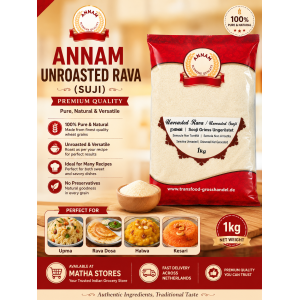 Annam Unroasted Rawa (Suji) 1kg
