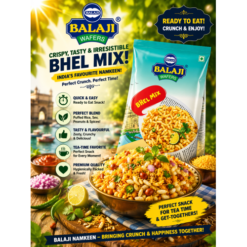 Balaji Bhel Mix 250g | Crispy Indian Snack Mix
