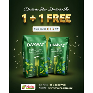 Daawat Green Basmati Extra Long Rice 2kg