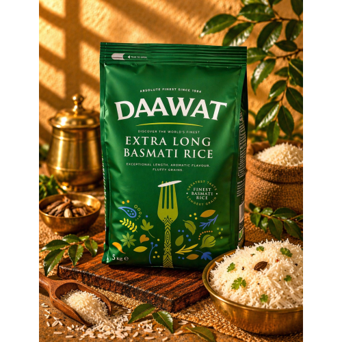 Daawat Green Basmati Extra Long Rice 1kg