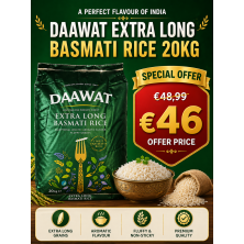 Daawat Green Basmati Extra Long Rice –20 kg