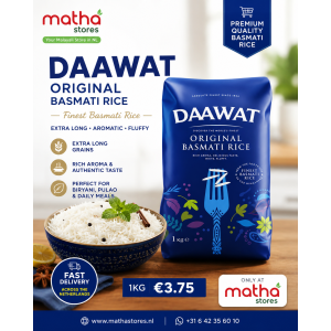 Daawat Original Basmati Rice  1kg (Blue)