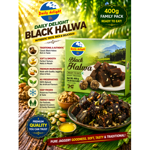 Daily Delight HALWA BLACK 400 G