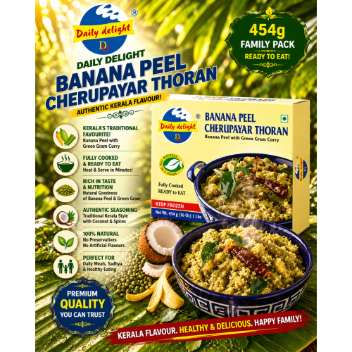 Daily Delight Banana Peel Cherupayar Thoran