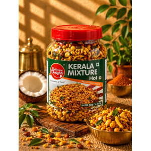 Delicious Delights Kerala Mixture Hot 400g | Spicy South Indian Snack Mix