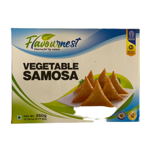 FLAVOURNEST Veg Samosa – 350 g (Frozen)
