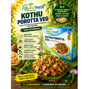 FlavourNest Vegetable Kothu Porotta 350g