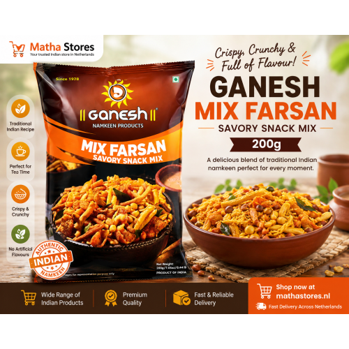 Ganesh Mix Farsan Savory Snack Mix 200g Ganesh Mix Farsan Savory Snack Mix 200g