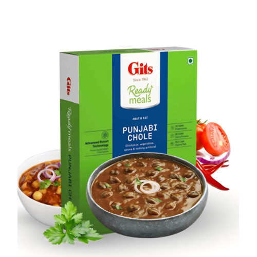 GITS Ready to Eat Punjabi Choley 300g | Authentic Chickpea Curry