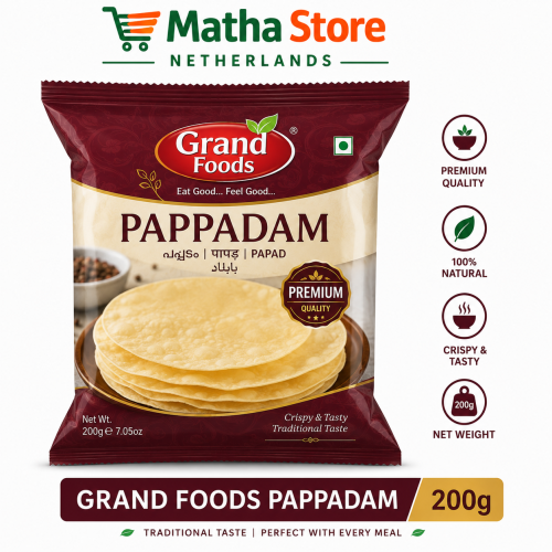 Grand Foods Kerala Pappadam 150g Grand Foods Kerala Pappadam 150g