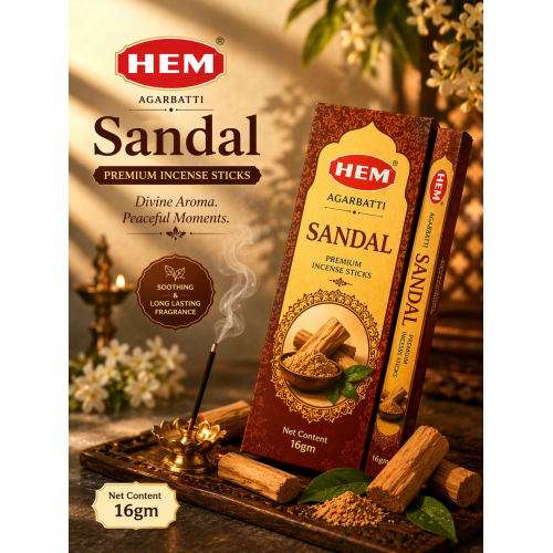 Hem Agarbatti Sandal 16gm