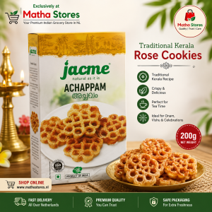 Jacme Achappam 200g – Traditional Kerala Rose Cookies