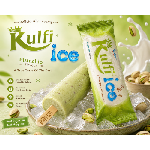 Kulfi Ice Pistachio (Premium Pistachio Frozen Dessert)