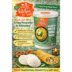 Mothers kitchen Pesaratu / Moong idli dosa batter 1kg 