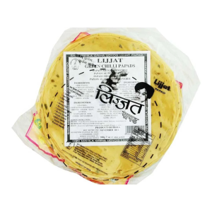 Lijjat Green Chilli Papad (200g)