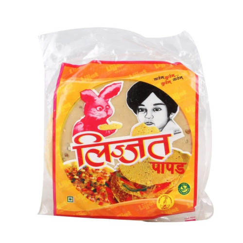 Lijjat Plain Urid Papad (200G)