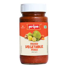 Priya Mixed Vegetable Pickle – 300 g | Authentic South Indian Pickle