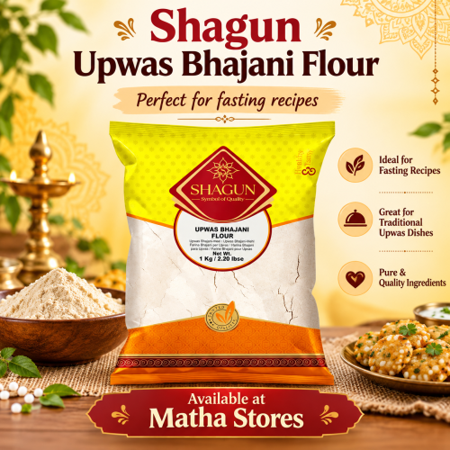 Shagun Upwas Bhajani Flour – 1kg | Fasting Flour Descript Shagun Upwas Bhajani Flour – 1kg | Fasting Flour Descript