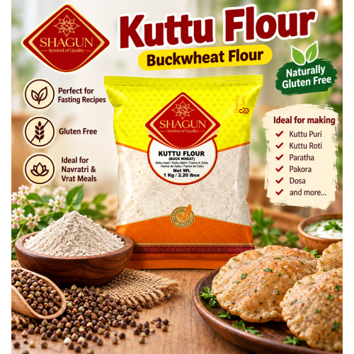 Shagun Kuttu Flour 1kg | Buckwheat Flour | Fasting Atta Shagun Kuttu Flour 1kg | Buckwheat Flour | Fasting Atta