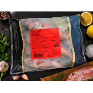Star Pride Red Mullet Whole Round Frozen Fish 800g