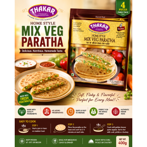 Thakar Mix Veg Paratha 400g