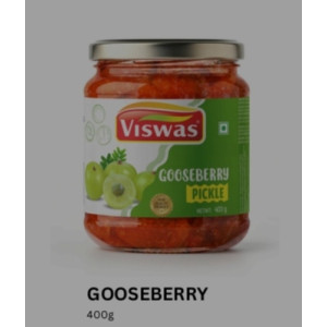 VISWAS GOOSEBERRY PICKLE 400GM VISWAS GOOSEBERRY PICKLE 400GM