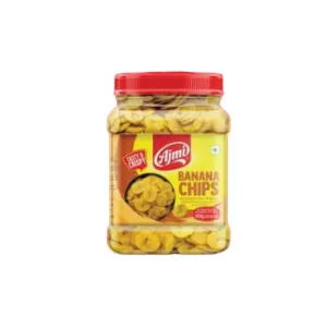 Ajmi Banana Chips Pet Jar 300 Gm