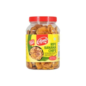 Ajmi Ripe Banana Chips Pet Jar 300 Gm