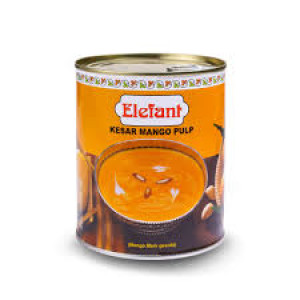 Kesar Mango Pulp/Puree sweetened (Elephant) 850g