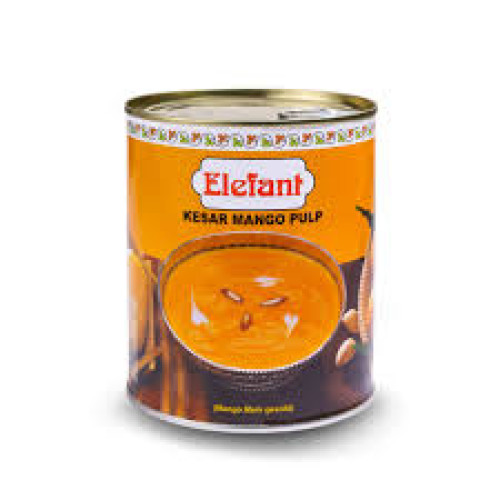 Kesar Mango Pulp/Puree sweetened (Elephant) 850g
