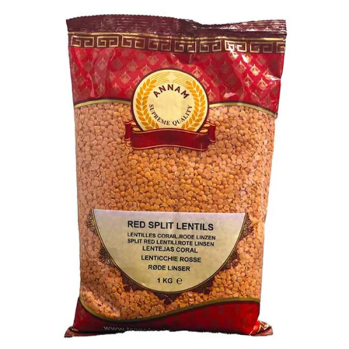 Annam Masoor Daal / Red Split Lentils (Sambhar Parippu)